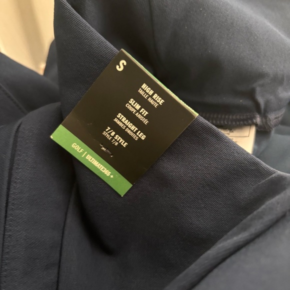 NWT Adidas Women's Size Small Blue High Rise Straight Leg Golf Pant - Picture 2 of 6